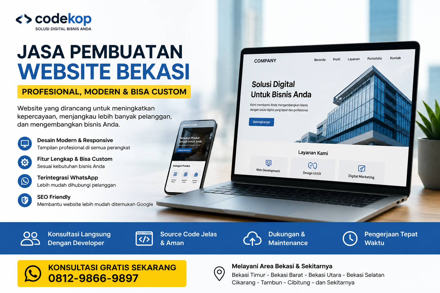 Jasa Pembuatan Website Bekasi
