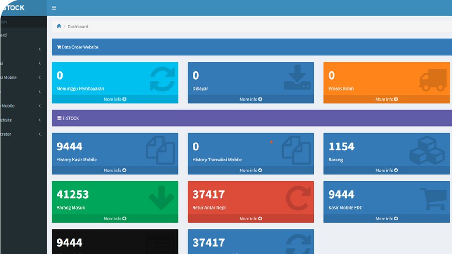 E-Stock Inventory & Sales (Konveksi)