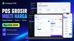 Source Code Aplikasi POS Grosir Multi Harga dengan PHP