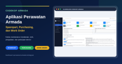 Aplikasi Perawatan Armada: Sparepart, Purchasing, dan Work Order
