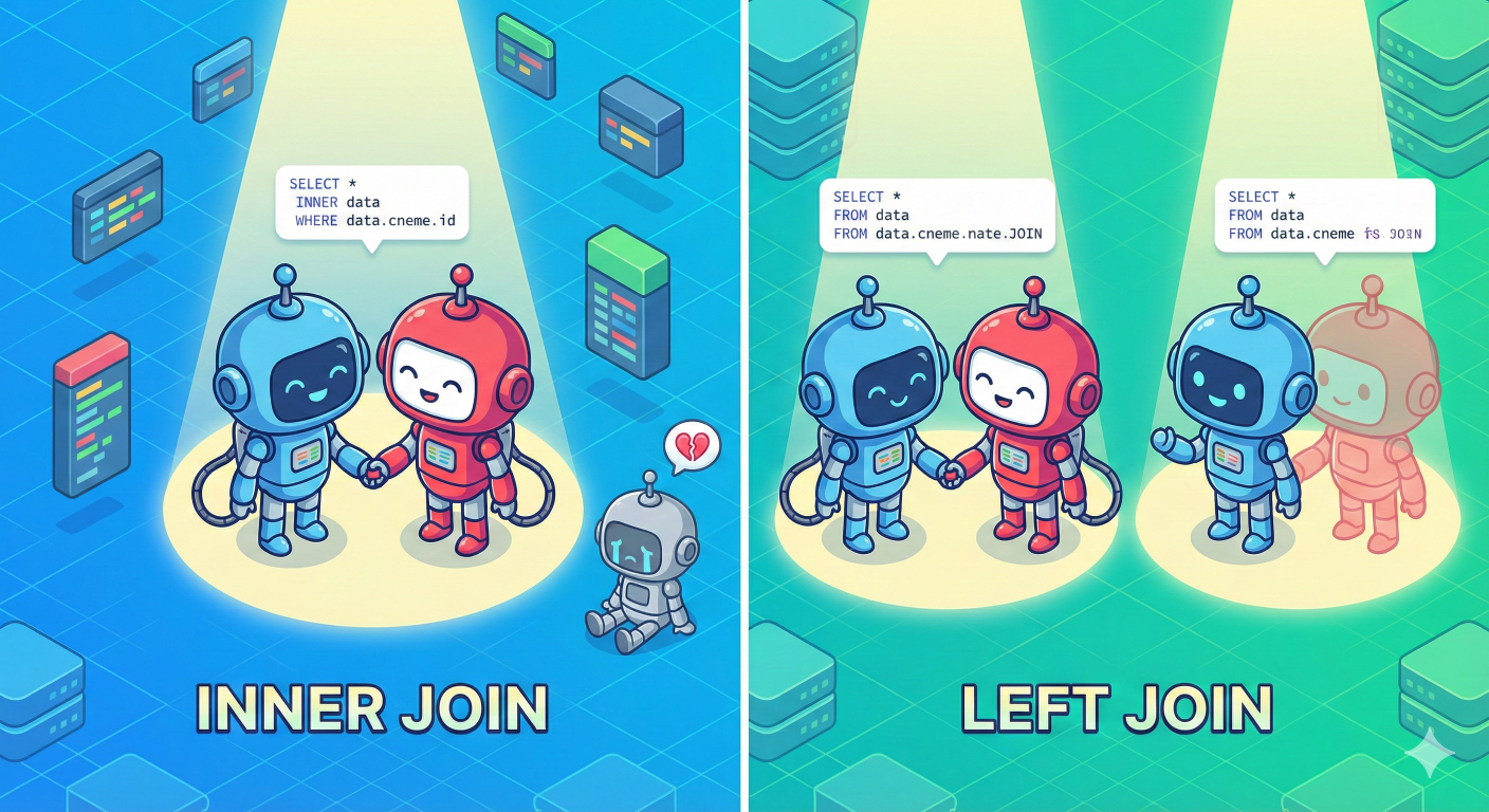 Belajar SQL: Jangan Bingung Sama JOIN! Anggap Aja Lagi "Jodohin" Data.
