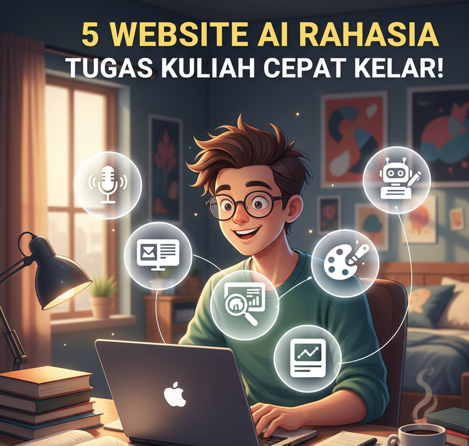 5 Website AI Rahasia yang Bikin Tugas Kuliah Cepat Kelar (Bukan Cuma ChatGPT!)