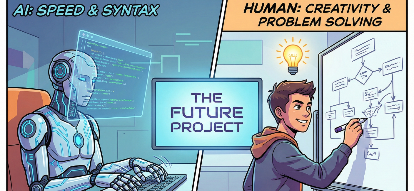 Junior Dev vs AI: Skill Apa yang Harus Kamu Punya Biar Gak Diganti Robot?
