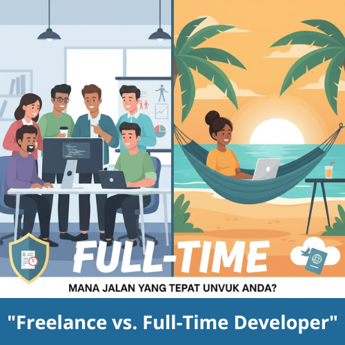 Freelance vs. Full-Time Developer: Mana Jalan yang Tepat untuk Anda?
