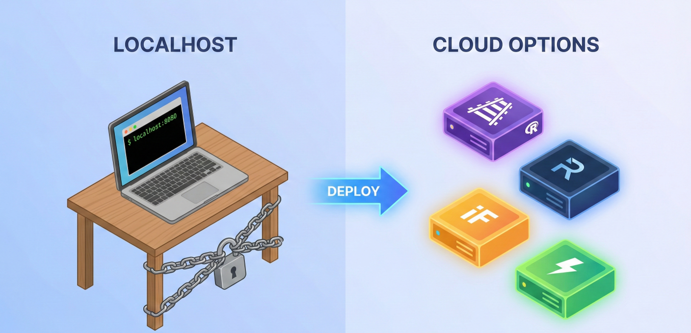 Portofolio Masih di Localhost? Malu Dong! Ini 4 Cara Hosting Backend & Database Gratisan Biar Kodemu Bisa "Go Public" 🌐