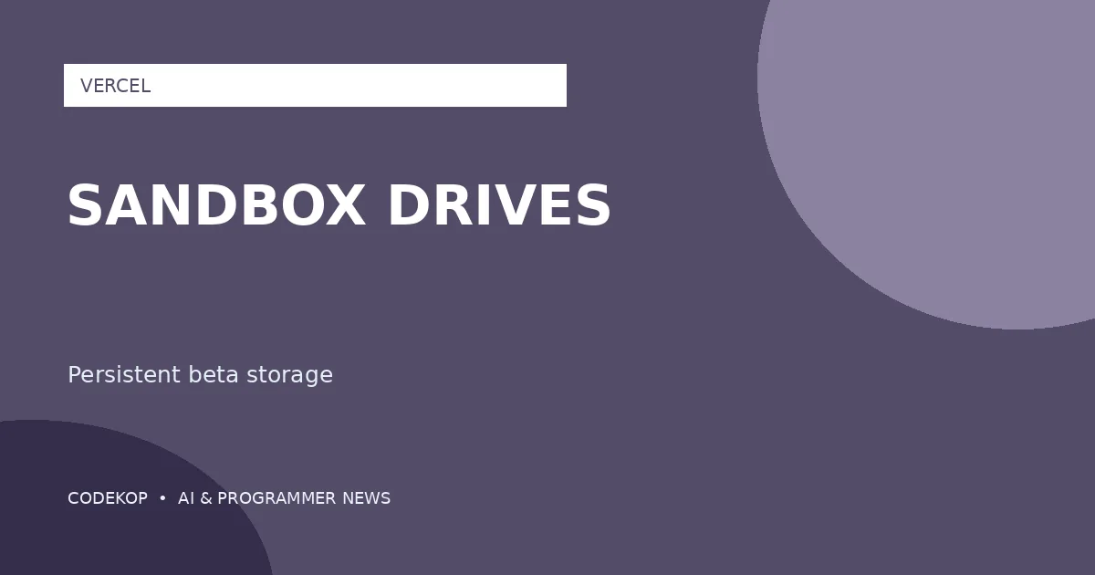 Vercel Sandbox Drives Masuk Public Beta