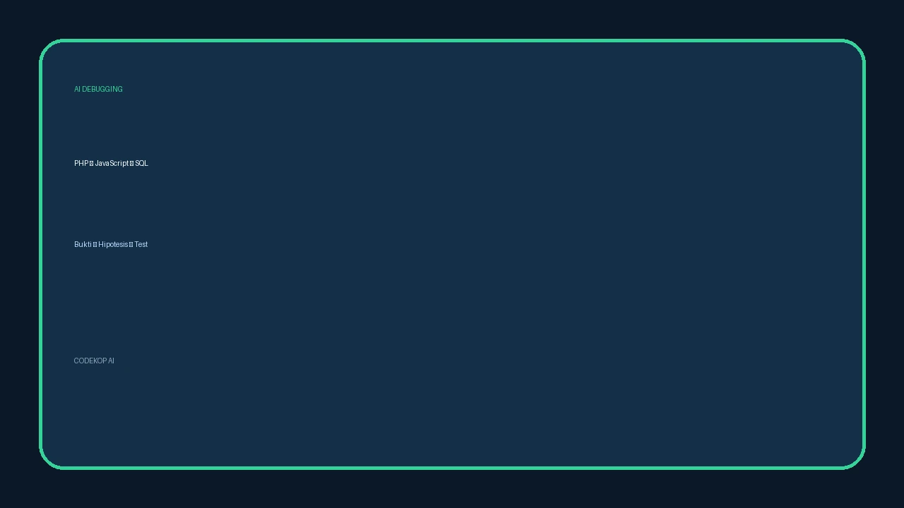 Cara Menggunakan AI untuk Debugging PHP, JavaScript, dan SQL