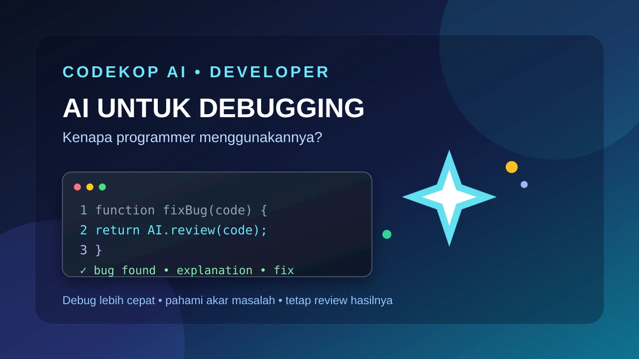 Kenapa Programmer Menggunakan AI untuk Debugging
