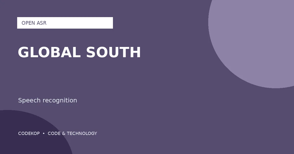 Open ASR Leaderboard Menambahkan Bahasa Pertama dari Global South