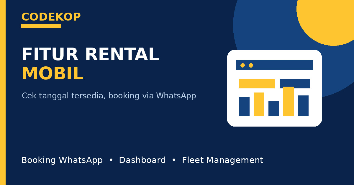7 Fitur yang Wajib Ada di Aplikasi Rental Mobil agar Bisnis Lebih Teratur