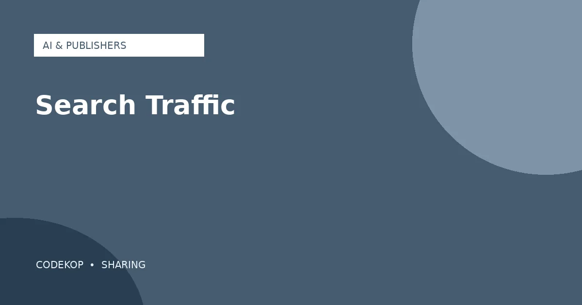 Google memberi publisher cara baru menghadapi kerugian trafik akibat AI
