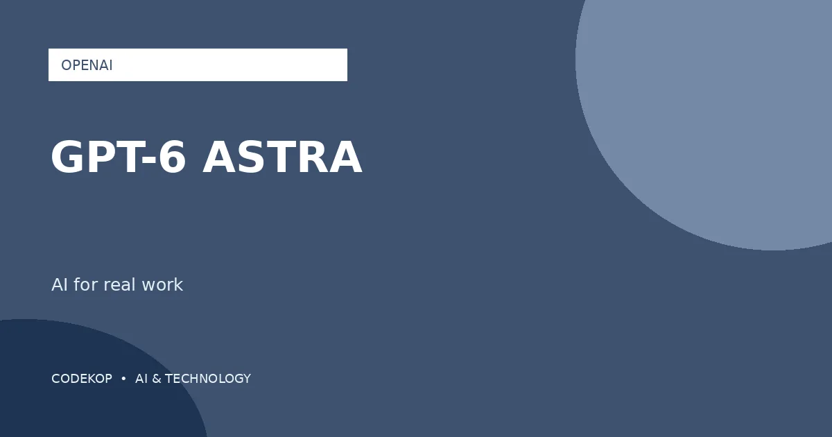 GPT-6 Astra: Generasi Baru AI untuk Pekerjaan