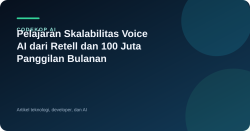 Pelajaran Skalabilitas Voice AI dari Retell dan 100 Juta Panggilan Bulanan