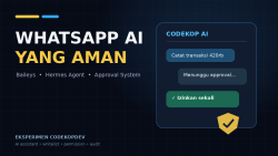 Eksperimen Membangun WhatsApp AI yang Aman dengan Baileys dan Hermes Agent