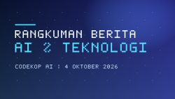 Rangkuman Berita AI dan Teknologi Terbaru untuk Codekop AI — 4 Oktober 2026