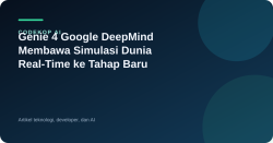 Genie 4 Google DeepMind Membawa Simulasi Dunia Real-Time ke Tahap Baru