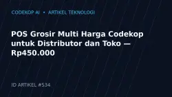 POS Grosir Multi Harga Codekop untuk Distributor dan Toko — Rp450.000