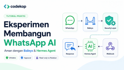 Eksperimen Membangun WhatsApp AI yang Aman dengan Baileys dan Hermes Agent