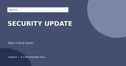 Next.js Menyiapkan Pembaruan Keamanan untuk Masalah Upstream Kritis